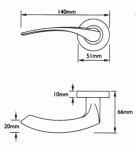 Arch Lever on Rose